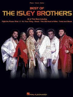 Best of The Isley Brothers Piano Vocal Guitar P V G Sheet Music Song