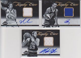  Limited 49 Jersey Auto Lot 5 Gervin Issel Mark Eaton Lee Stephen Curry