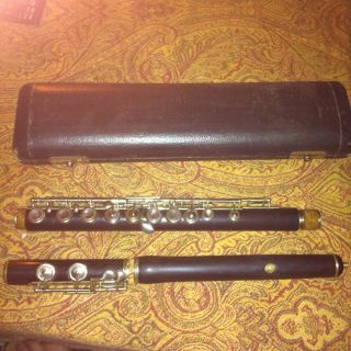 Isadore Lot Antique Rosewood Flute Open G Boehm System