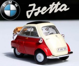 RARE 1955 BMW Isetta 250 Bubble Car by Maisto Red Brand New in Box