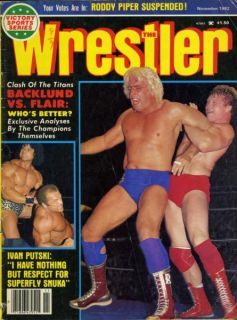  Backlund The Wrestler Magazine Nov 1982 Ivan Putski Jimmy Snuka