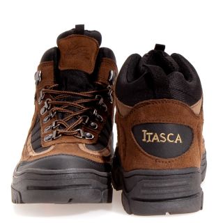 Itasca Mens  Leather Casual Hiker Camping Shoes