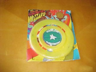 1970s Harlem Globetrotters Wizzard Wheel Frisbee SIP