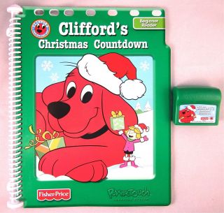 Fisher Price Power Touch Clifford Book Cartridge Christmas Countdown