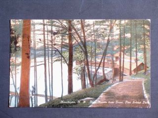 Pine Island Park in Manchester NH Old Vintage Postcard