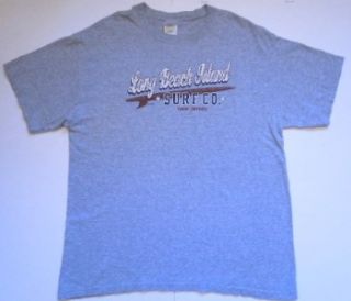 Long Beach Island Surf Co NJ T Shirt Mens L Longboard Surf Hurricane