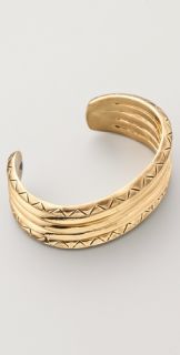 House of Harlow 1960 Etched Stack Cuff