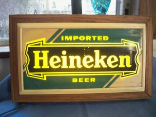 Lighted Heineken Beer Sign