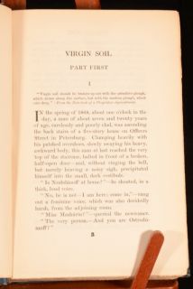 1904 7 Vol The Works of Ivan Turgenieff Isabel F Hapgood Translated