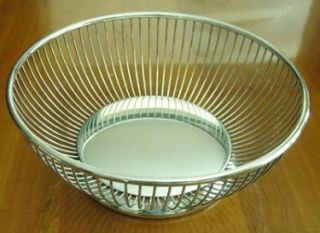  Estate Auction comes this Vintage Round Silver Plate BREAD BASKET