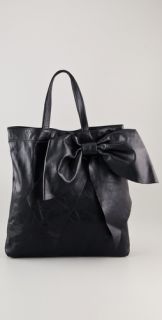 RED Valentino Vintage Lambskin Bow Tote