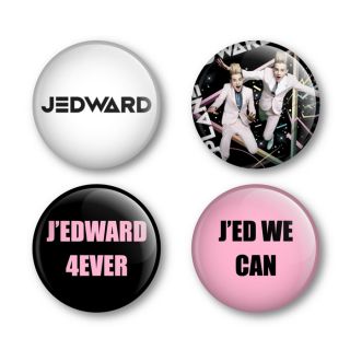 Jedward Badges Buttons Pins Shirts Tickets Albums Music