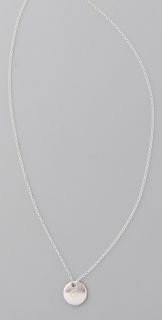 Gorjana Reversible Silver Alphabet Necklace