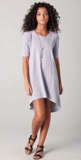 Wilt Slub Crew Hi Low Dress