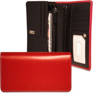Jack Georges Milano Collection Womens Continental Wallet with iPhone