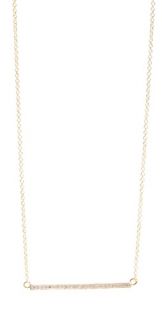 Jennifer Meyer Jewelry 18k Gold Diamond Stick Necklace