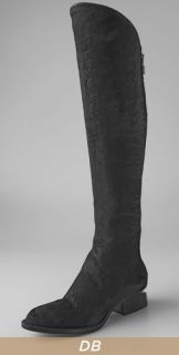 Alexander Wang Sigrid Over the Knee Boots with Notched Heel