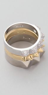 Noir Jewelry Spike Ring Set