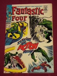 Fantastic Four 71 VF Jack Kirby Stan Lee Marvel Silver Age Comics 1967