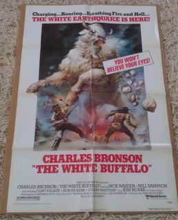 The White Buffalo Movie Poster 1 Sheet Original 1977 27x41 Charles