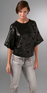 See by Chloe Sequin Camo Blouse