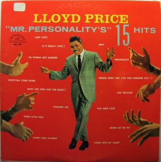 Lloyd Price ABC Paramount Mr Personality 15 Hits Rock