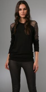 Torn by Ronny Kobo Serena Mesh Sweatshirt