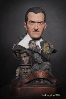 Jack P Pierce Tribute Bust NT Sideshow Statue Dracula Mummy