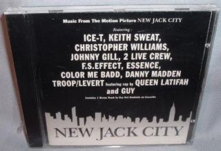 CD Soundtrack New Jack City 2 Live Crew Ice T Johnny Gill New Mint