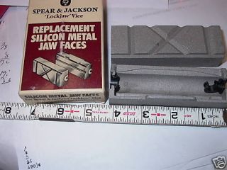 Spear Jackson Replacement Silicon Metal Jaw Vise Faces