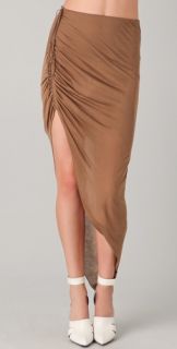 Helmut Lang Drawstring Asymmetrical Skirt