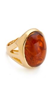 Kenneth Jay Lane Flawed Topaz Cocktail Ring