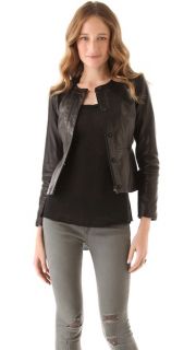 Diane von Furstenberg Maya Leather Jacket