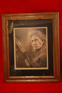 1987 Donna Jacobson Lithograph Limited Edition Signed Native American