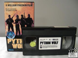 Python Wolf VHS Joe Cortese Jack Youngblood Steve James