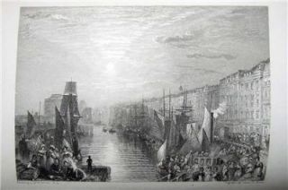 Turner 1835 Wanderings by The Seine 20 Engraved Plates