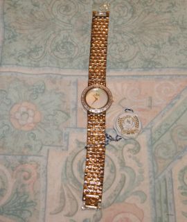 New Je Jacques Edho Ladies Womans Wristwatch 18K Gold PL Simulated