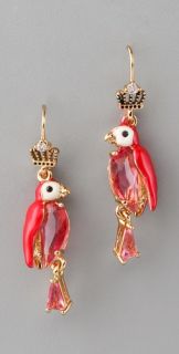 Juicy Couture Parrot Small Drop Earrings