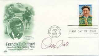 Golf Francis Ouimet Jerry Pate Autograph 2377 ARTCRAFT