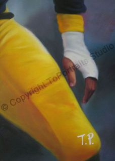 Jack Ham Pittsburgh Steelers Poster Canvas Oil Painting