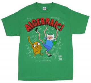 Algebraic Adventure Time with Finn Jake T Shirt S