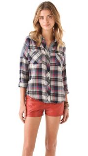 Free People Fly Away Button Down Top
