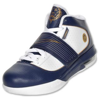 Mens Nike Zoom Soldier IV Lebron James Basketball Shoes Blue Gold New