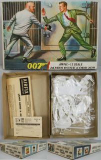 James Bond 007 Airfix Model 1966 Odd Job Fort Knox Complete Unstarted