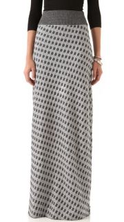 Raoul Diamond Knit Maxi Skirt