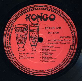 Jah Lion Praise Jah UK Orig LP ►♫