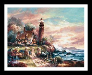 Heavens Light Lighthouse Art Framed James Lee