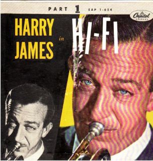 Harry James in Hi Fi w Helen Forrest Capitol EAP 1 654 1956 Jazz EX