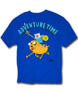 Adventure Time with Finn Jake Finn Riding Jake Charge T Shirt Licensed
