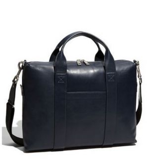 Jack Spade Davis Leather Briefcase in Blue – Ret $425